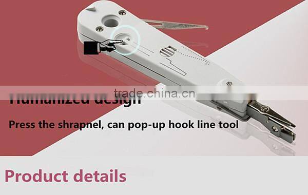 Network keystone jack IDC or rj45 110 punch down tool