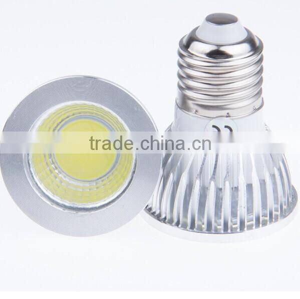 60degree dimmable E14 3w E27 3w led spotlight