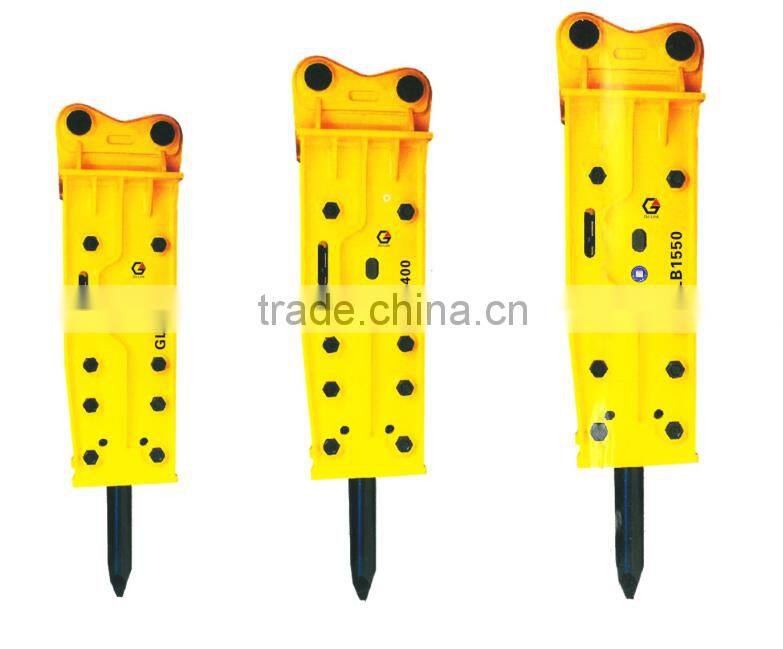 6-8T small excavator top type hydraulic breaker/hammer rock breaker with high quality