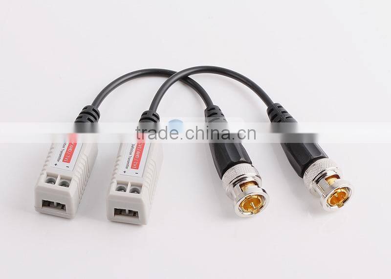 BNC TVI Video Balun Passive Transceivers UTP Balun BNC Cat5 Support HDCVI/AHD/TVI Camera