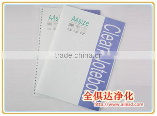 20P/50P Plastic Cover A4 Cleanroom Notebook