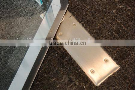 glass door floor springs