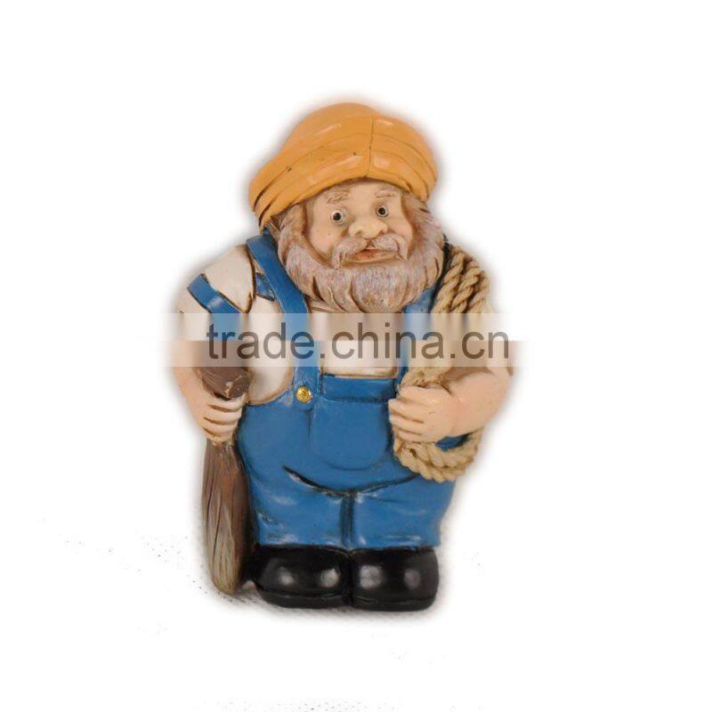 Resin fridge magnet resin captain figure fridge magnet