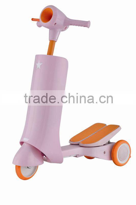 Good parts for chinese scooter folding kickbike with dual petal for sale