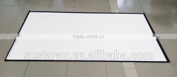 70 inch 200inch fixed frame screen for 3d DLP Projector desktop screen home cinema display screen