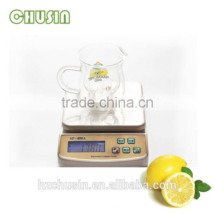 250ml double wall glass beer mug with handle