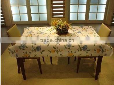 2015 best sale 100% polyester transfer printing Table cloth