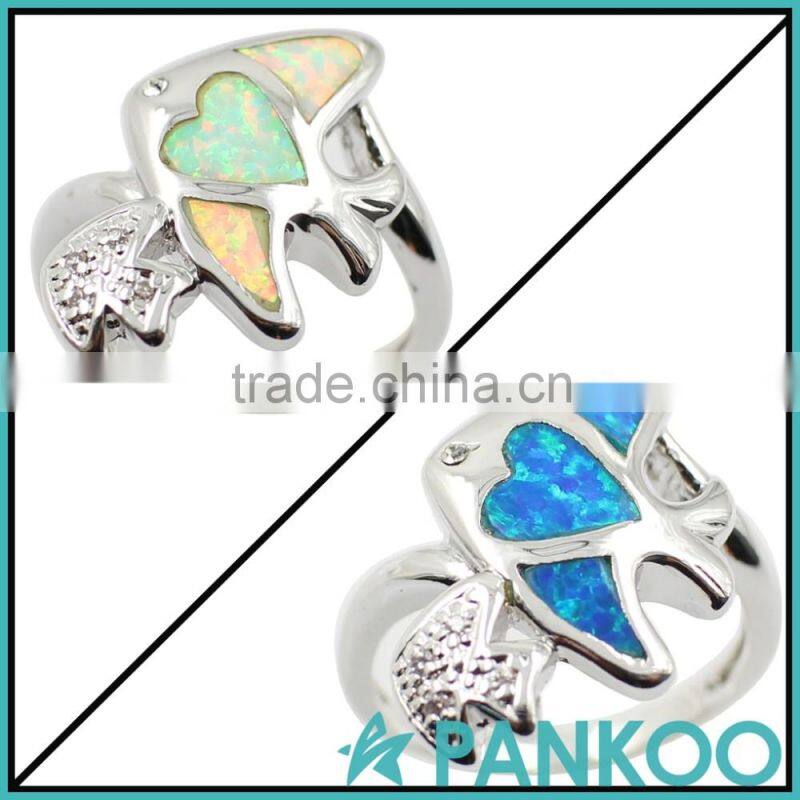 2016 New Design Cheap Price wholesale ring with Opal Silver Ring for wedding and engagement