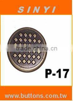 Press Snap Fastener Cap Embossed P-17