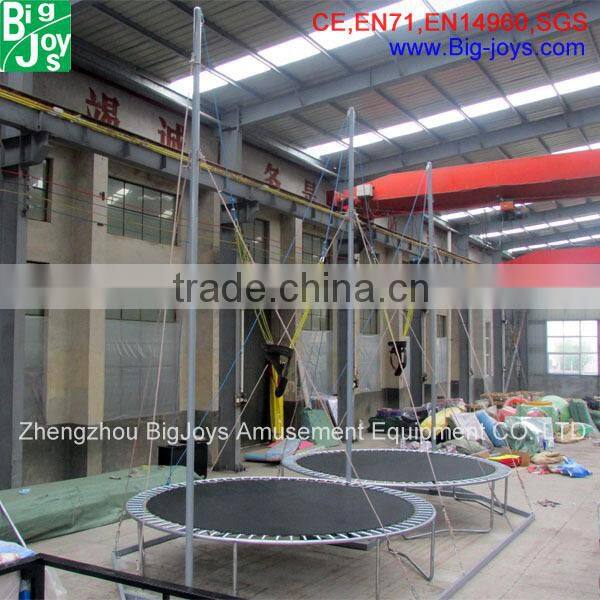 durable steel frame bungee trampoline for sale, 2016 hot sale bungee trampoline