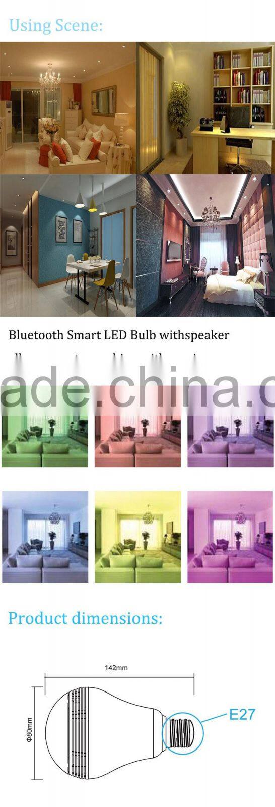European style Chroma Melody App control motion sensor light bulb