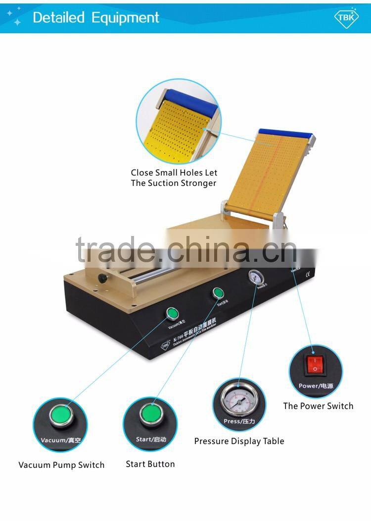 2016 TBK High Efficiency LCD Repair Machine for Mobile Phone LCD Screen Refurbishing with OCA Repairing