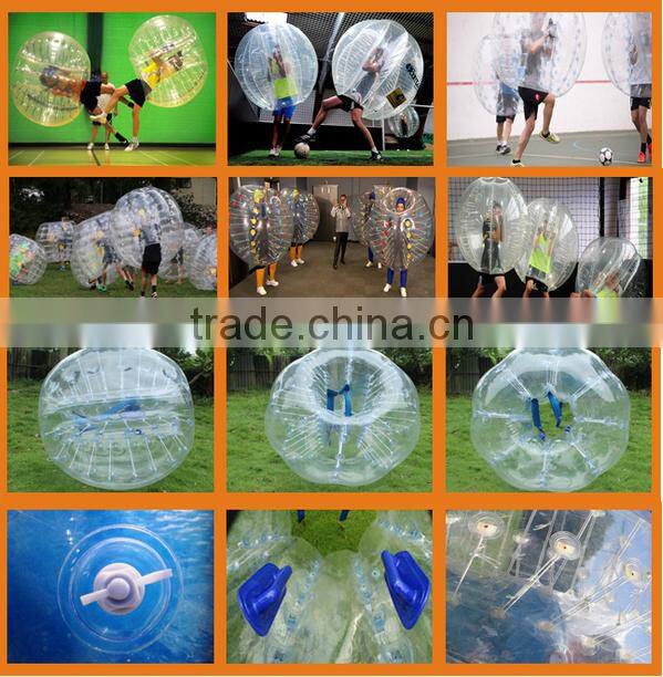 TPU PVC Human Bumper Ball Inflatable Bubble Ball Suit