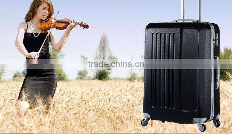 PC,ABS + PC Material color printing trolley luggage