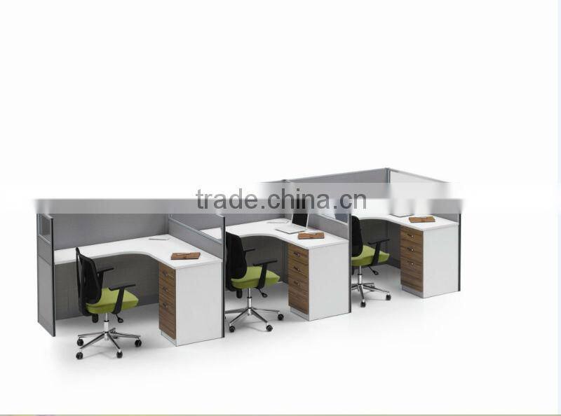Modern design New Style 30mm thickness fabirc Modular Office partition workstation furniture F001