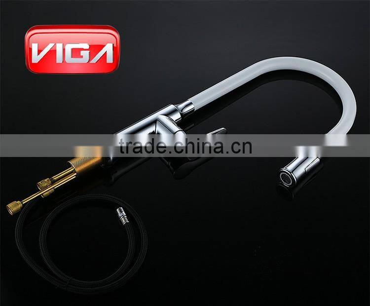 Deck Mounted Low lead NSF 61-9 Brass kitchen tap mixer