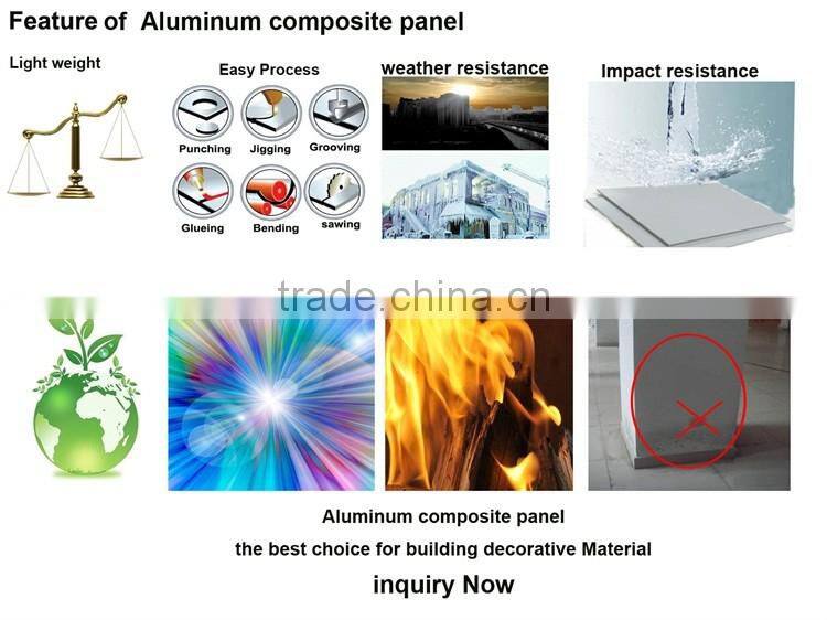 Wall Cladding Aluminium Plastic Composite Panel Interior Design