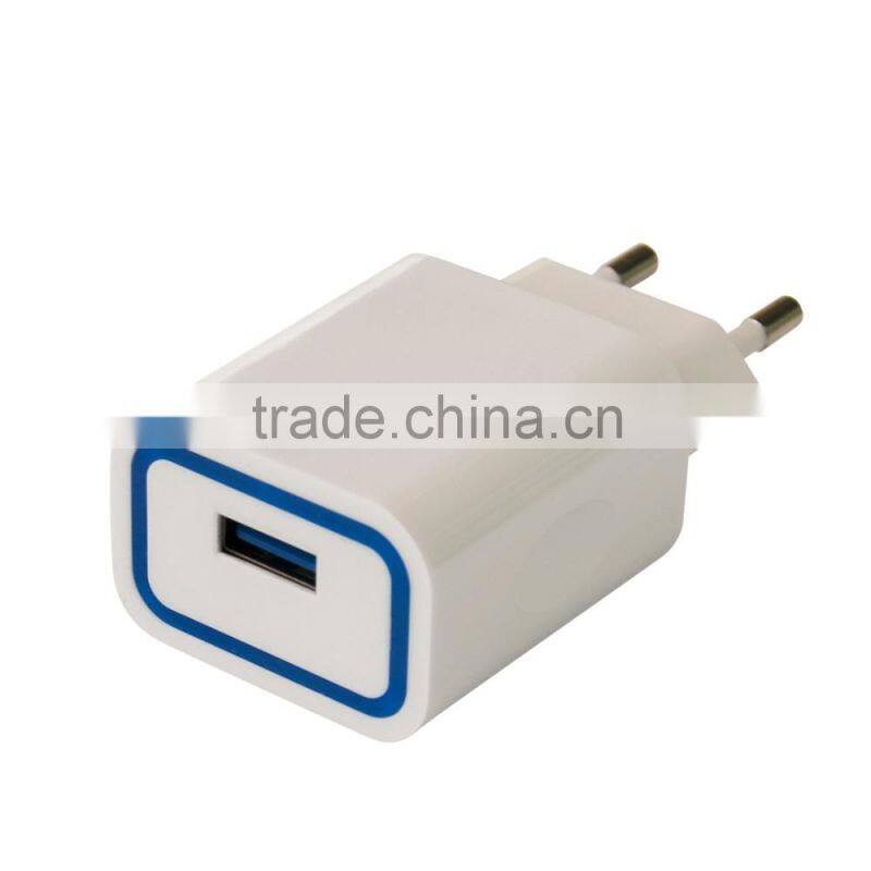 Ultra-high Speed Quick Charge3.0 HUNDA 18W Single USB Wall Charger PowerPort for Samsung S7/S6/Edge/Edge plus,Google,LG