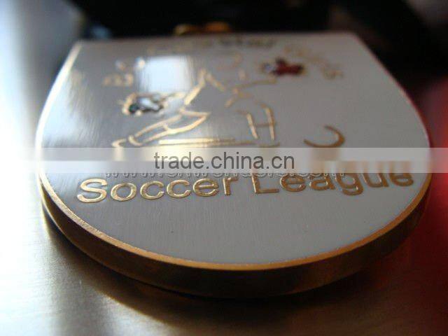 Beautiful gold zinc alloy sports medal