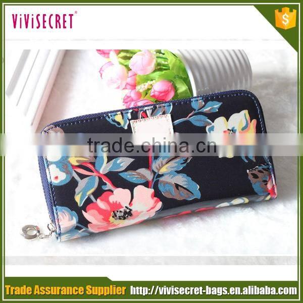 2016 multi-function long wallet new arrival design zip key purse for college girls