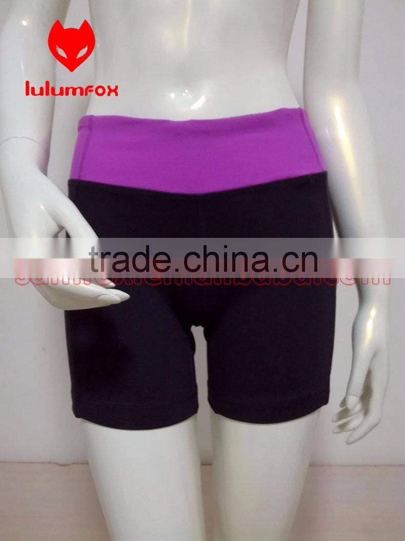 171-2 OEM 87%NYLON 13%SPANDEX Yoga Fitness Tight Women Wholesale GYM Shorts