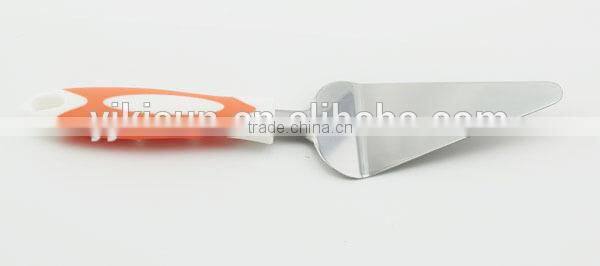 18-0 stainless steel body cake turner soft plastic handle
