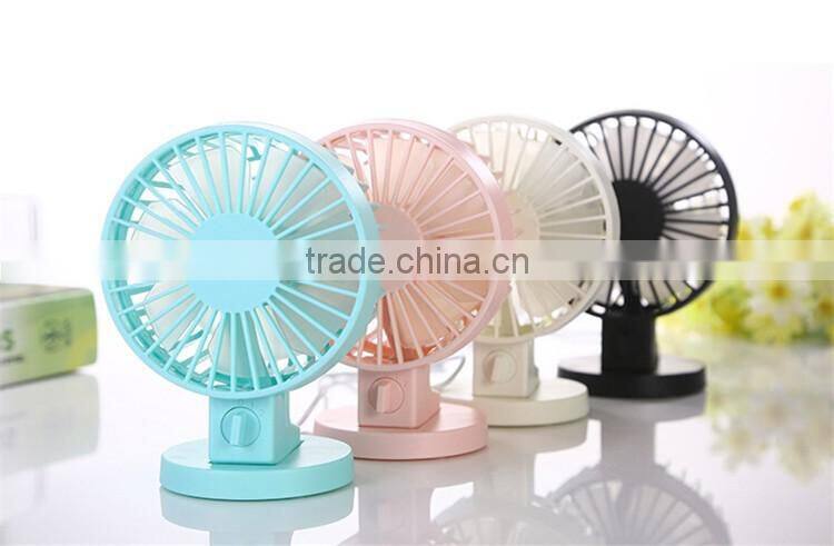 2016 Newest table usb Fan portable mini fan Rechargeable Fan