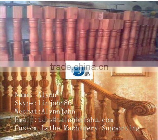 CNC wood copying lathe machine