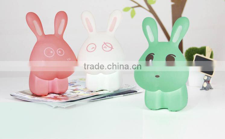 Home goods pretty portable mini rabbit battery led clamp folding desk lamp
