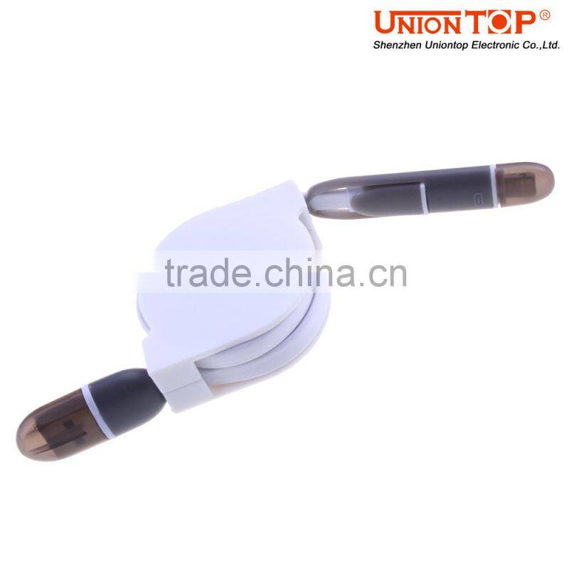 colorful micro 2.0 usb data charger cable for charging mobile whole