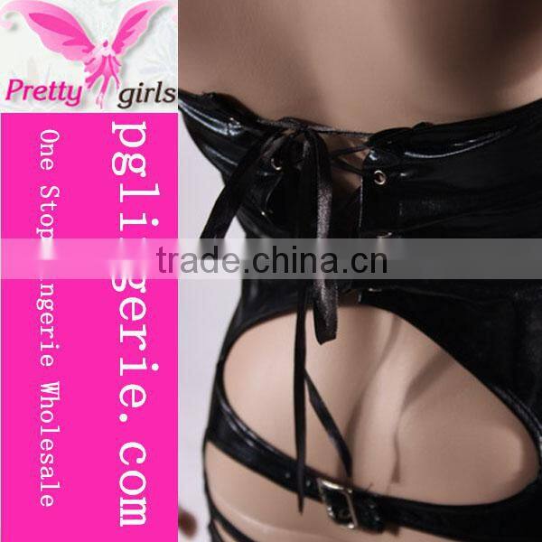 Wholesale Sexy Adult Full Leather Bodysuits For Women