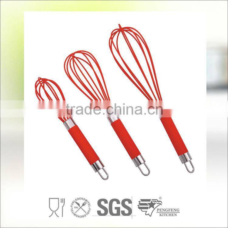 Food Grade Good Quality Cooking Tools Silicone Egg Beater