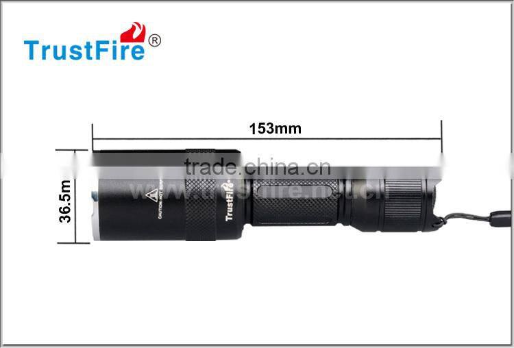 TrustFire Hot sale police zoomable maglite Z6 with 1*CREE XM-L 2 led 1600lumen 1*18650 battery operated