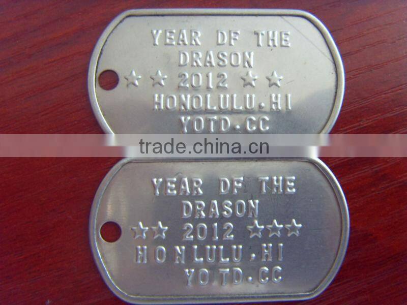 Manual metal dog tag embossing machine