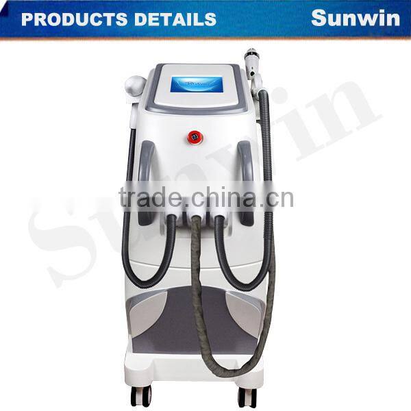 Multi Functional 3 in1 E-light Ipl RF hair removal treatment skin care Machine