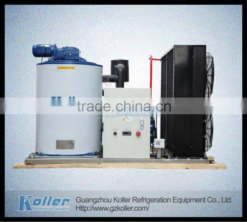 Flake Ice Maker Controlled by PLC Control System