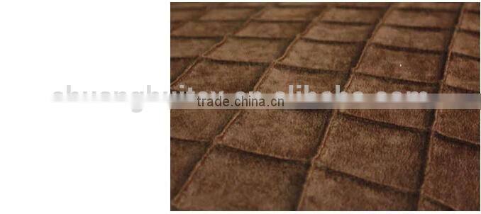 wholesale 100% polyester solid dyed faux suede fabric for sofa/cushion