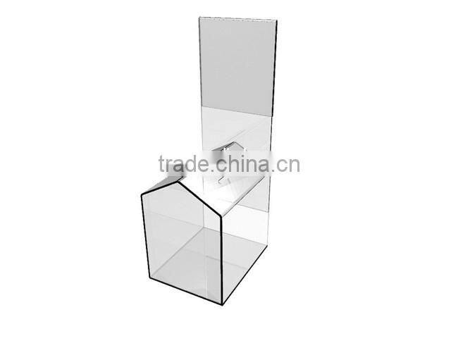 wholesale acrylic large donation containers