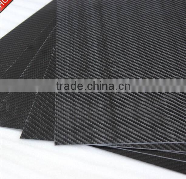 Hot selling 3k twill carbon fiber sheet/plate glossy surface