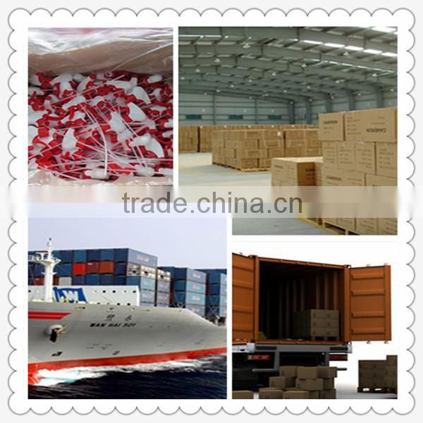 White plastic foam pump dispenser for cosmetic bottle