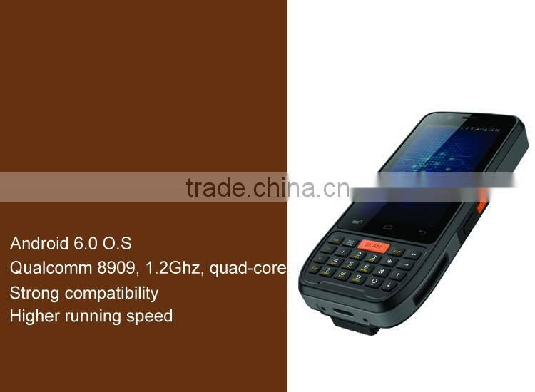 Handheld qualcomm 8909 mobile barcode scanner pda for android