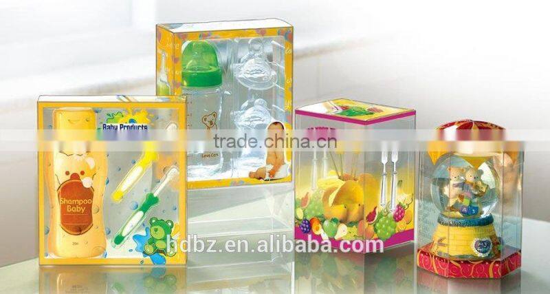 Clear PP plastic transparent folding box for baby care