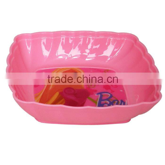 Customized For children with cute pattern plastic food tray