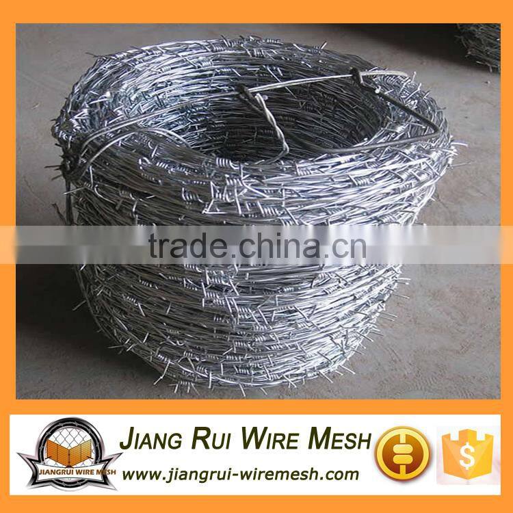 Heavy duty barbed wire mesh