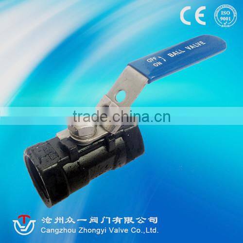 ISO5211 mounting pad 1pc ball valve