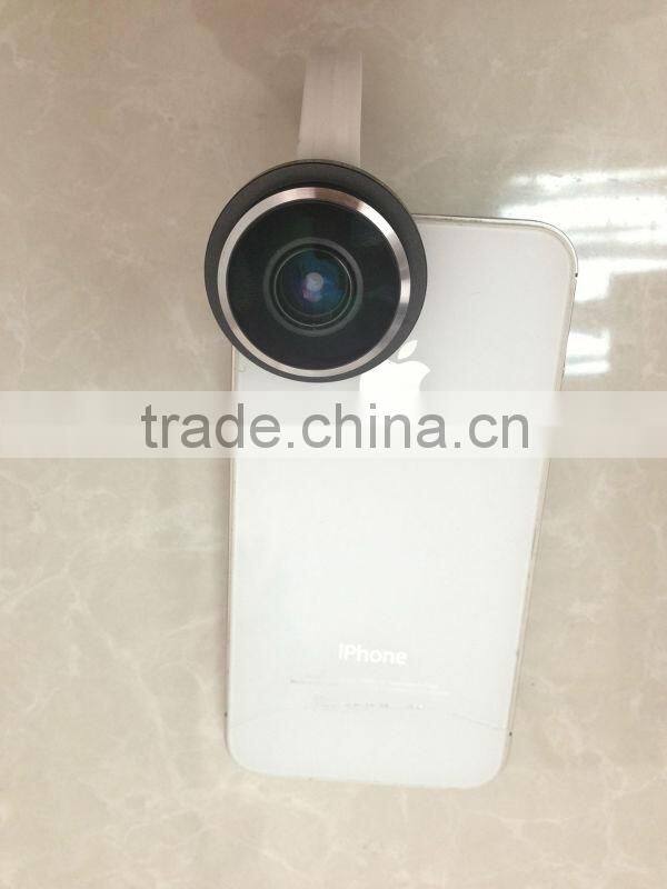 Universal Clip 235 Degree Fisheye Lens For iphone samsung htc all smartphone