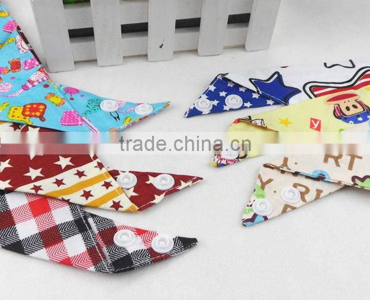 Twill Cotton Baby Drool Bib Bandana for Toddler Kids / Pretty Twill Terry Cotton Baby Towel
