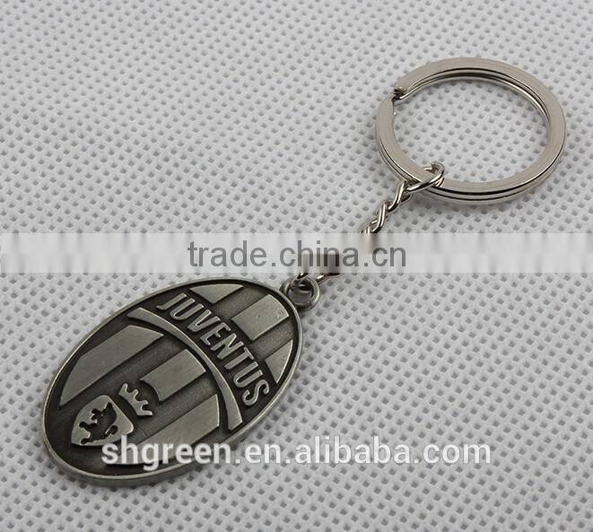 Top quality metal hangtag with key ring