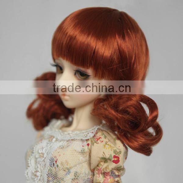 new arrival dark brwon bjd/blythe doll wig with wavy end