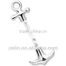 Love-shaped nipple piercing ring body jewelry